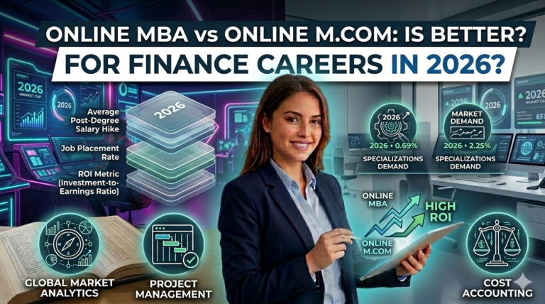 Online MBA vs Online M.Com: Which is Better for Finance Careers in 2026?