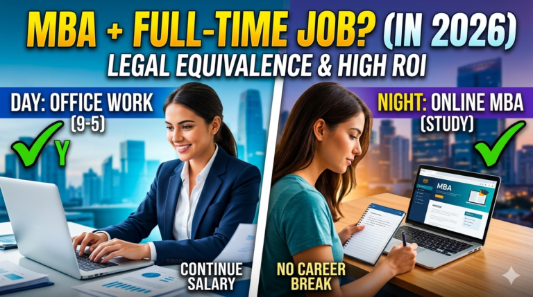 Can You Do an online MBA While Working Full-Time?