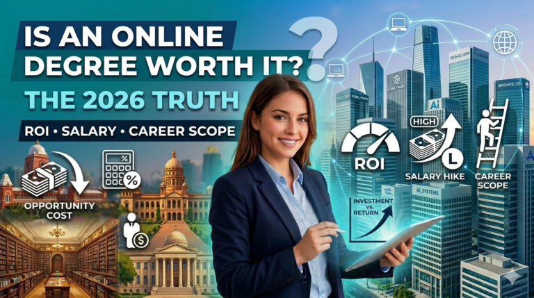 Is an Online Degree Worth It in 2026? ROI, Salary & Career Scope