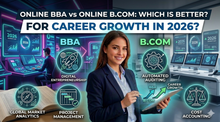 Online BBA vs Online B.Com: Which is Better for Career Growth in 2026?