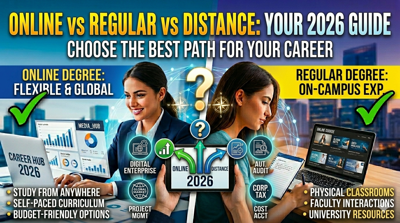 You are currently viewing Online Degree vs Regular Degree vs Distance Learning: Full Comparison Guide (2026)
