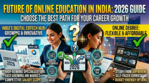 Read more about the article Future of Online Education in India: Trends, Jobs & Salary Scope 2026