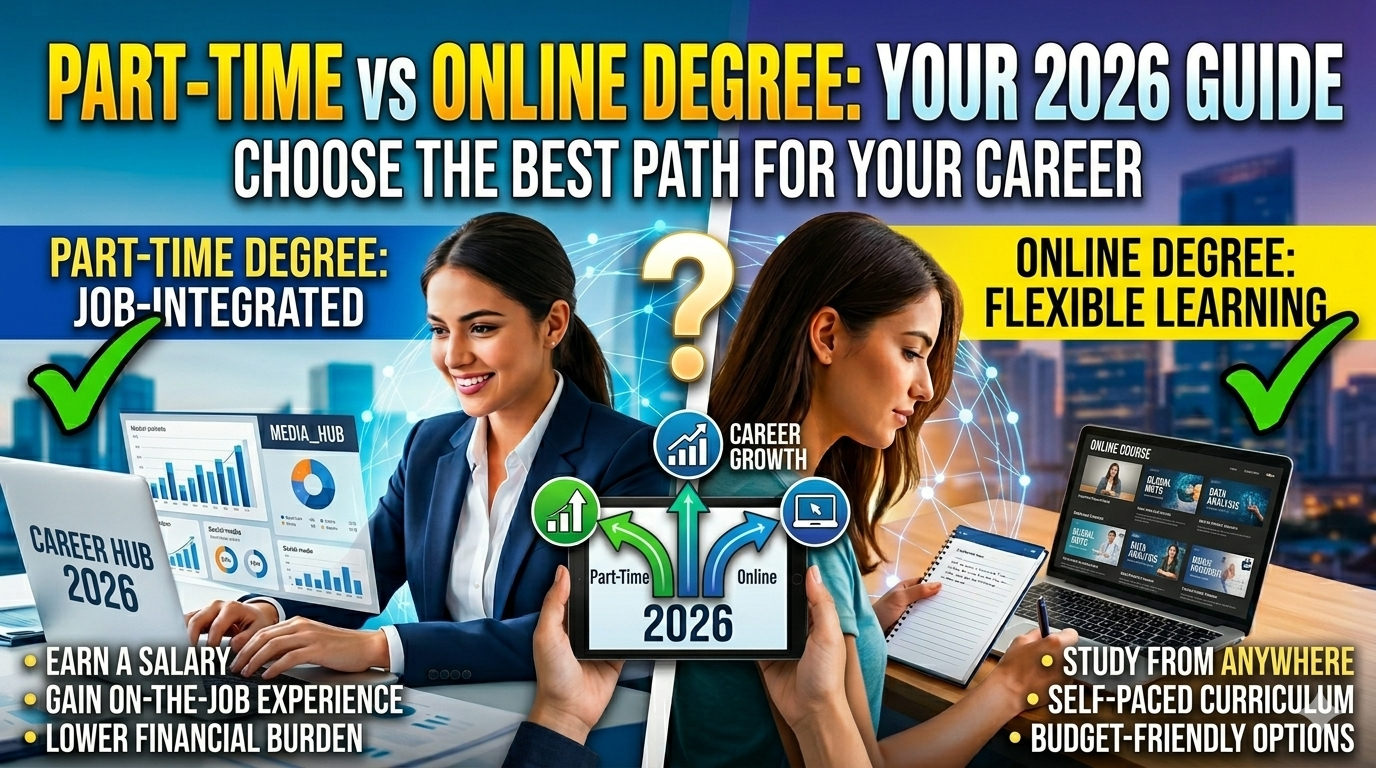 You are currently viewing Part-Time vs Online Degree: Which is Better in 2026?