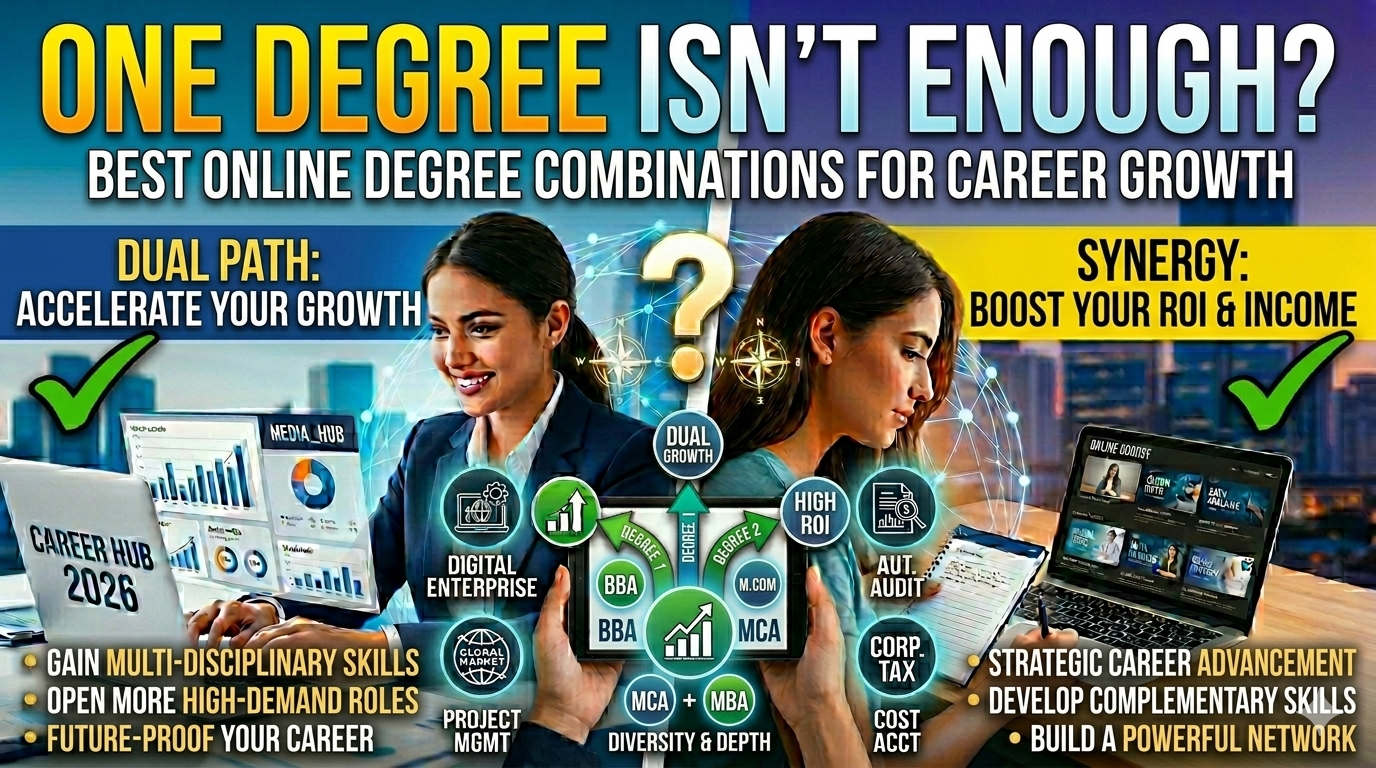 You are currently viewing One Degree Isn’t Enough? Best Online Degree Combinations for Career Growth