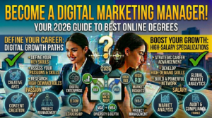 Read more about the article How to Become a Digital Marketing Manager in 2026 (Best Online Degrees)